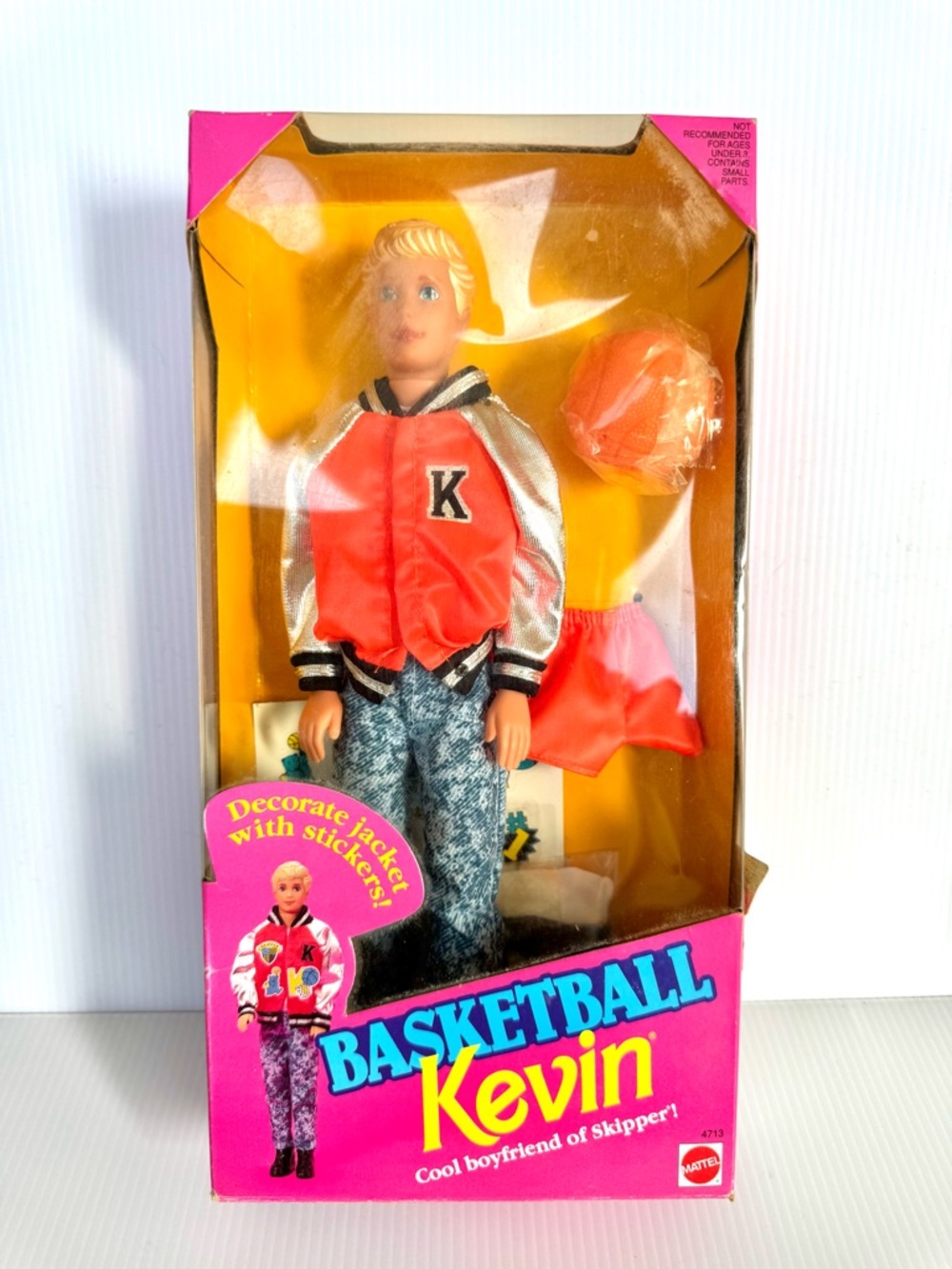 🩷NIB. RARE. Mattel Vintage Barbie Kevin Basketball Doll